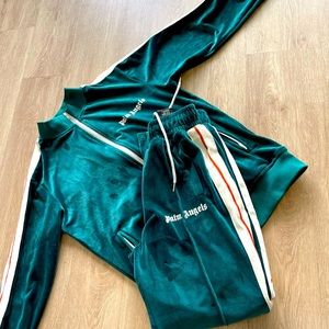 Palm Angels Green Track Suit